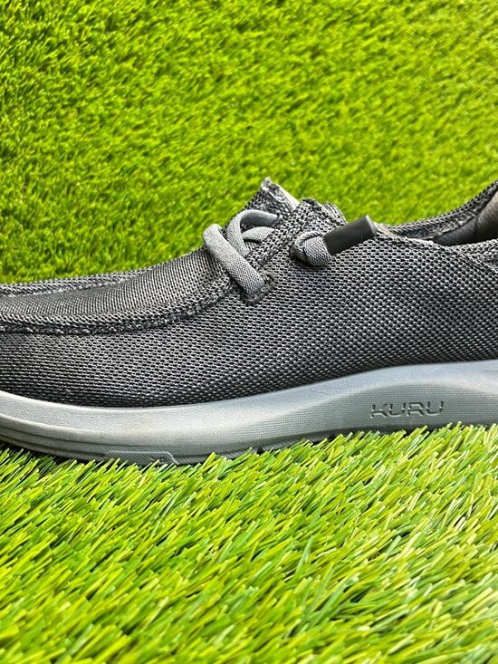 Kuru Draft Rento Mens Size 10 Black Gray Classic Outdoor Walking Slip-On Shoes main image 4